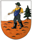 Wappen der Gemeinde Lohmen in Sachsen